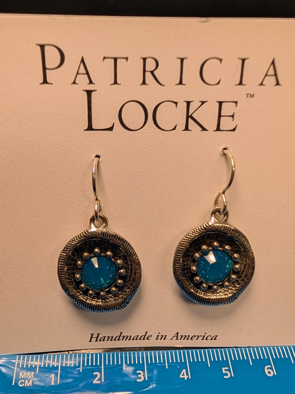 Patricia Locke Silver Drop Earrings
